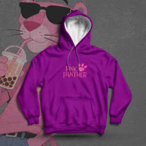 Pink Panther Boba Tea Premium Unisex Hoodie